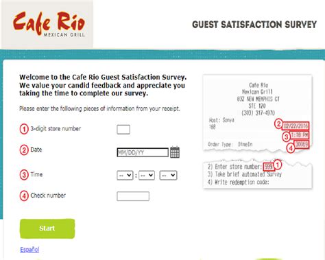 cafe rio listens.smg.com|SURVEY PAGE TERMS OF SERVICE Welcome SMG。